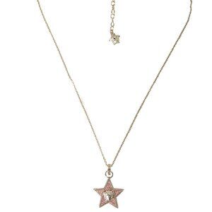 Versace Unisex Silver Color Metal Chain Medusa Head Sparkle Necklace Pendant